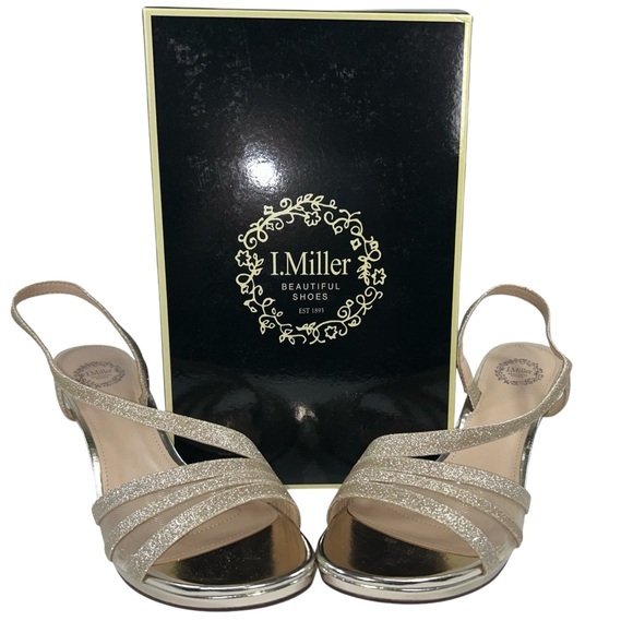NIB I. Miller Nannett Dress Heels Size 8 - Picture 1 of 15